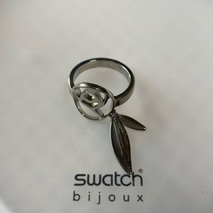 Swatch Bijoux Japanroses Stainless Steel Ring - size 5